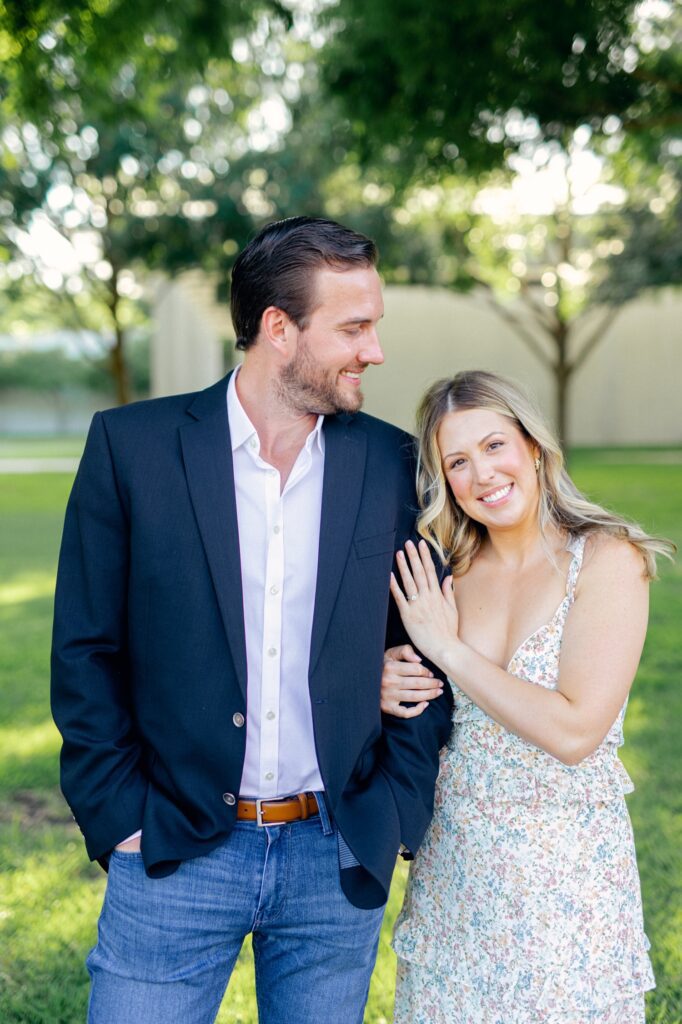 Engagement session in fort worth