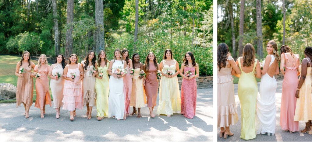 colorful bridesmaid dresses 
